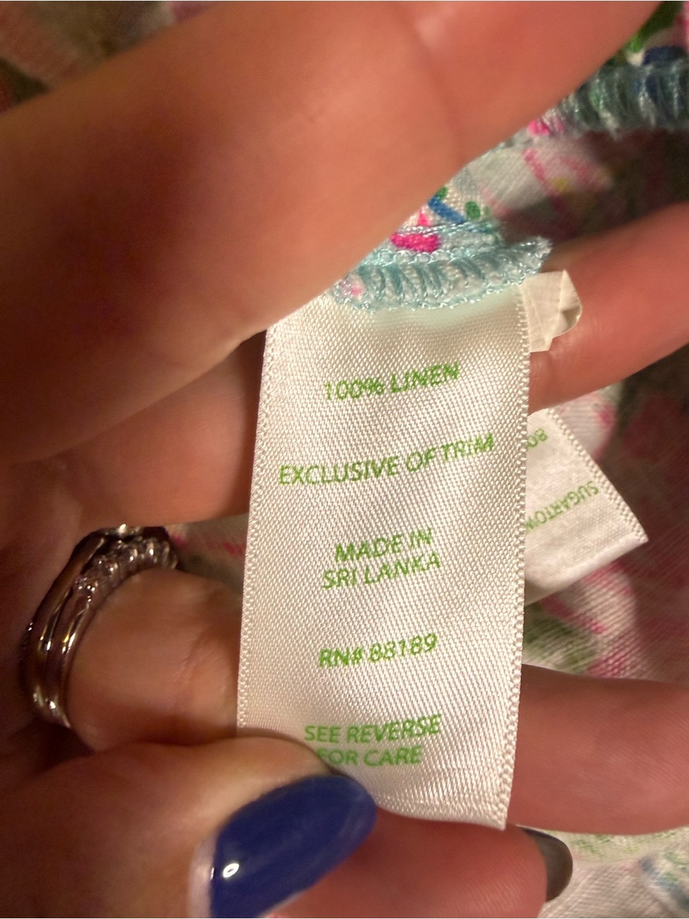 Lilly Pulitzer Lilo Linen Shorts Size Large pockets - Picture 9 of 9